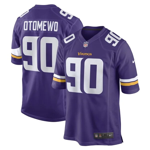 None Game NFL Jersey - Purple | Durable Football Apparel | NFL Footbal