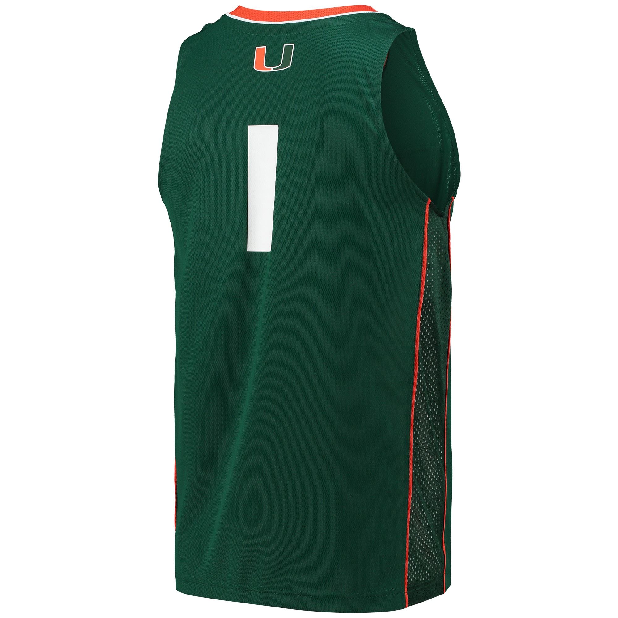 [DDG] Miami Hurricanes Swingman Basketball Jersey - Green