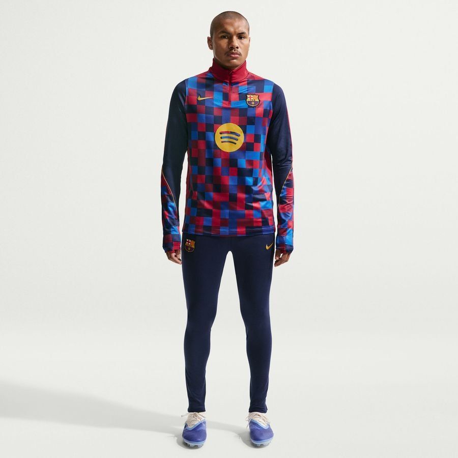 Barcelona Training Shirt Dri-FIT Strike - Noble Red/Blackened Blue/Mineral Yellow