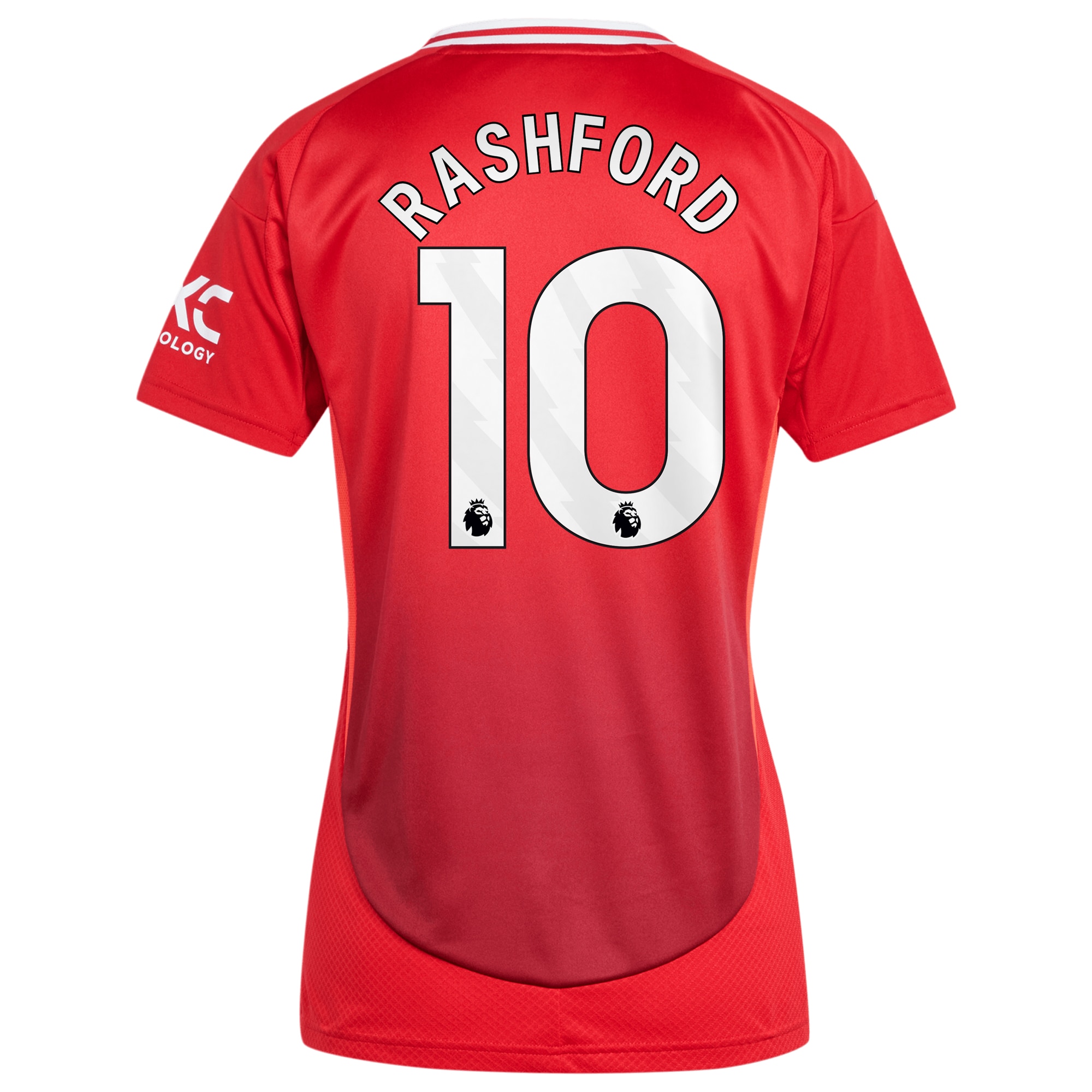 [SJH] Marcus Rashford Manchester United Women's 2024/25 Home Replica Player Jersey - Red