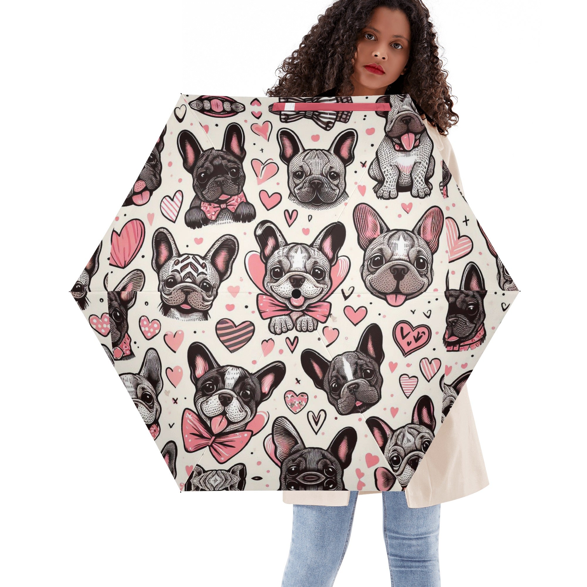 Lifestyle-Driven Cozy Stylish Lola - Umbrella for French Bulldog Lovers