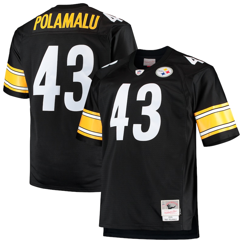 None Troy Polamalu PIT Steelers Professional Authentic Jersey
