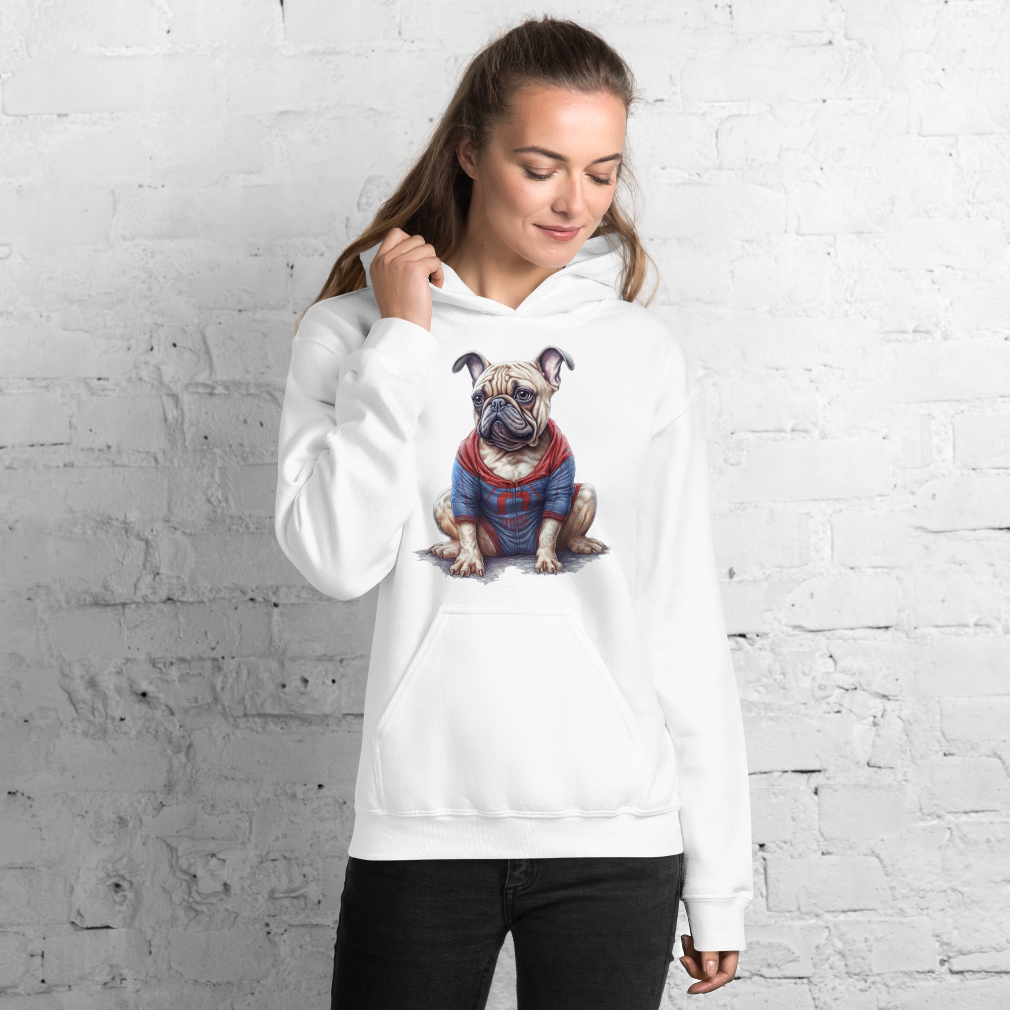 French Bulldog Frenchie Love Unisex Hoodie: Essential Wear For Canine