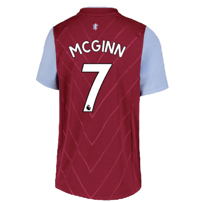 Loyal Football Aston Villa Home Shirt Kids Mcginn #7 Authentic Des...