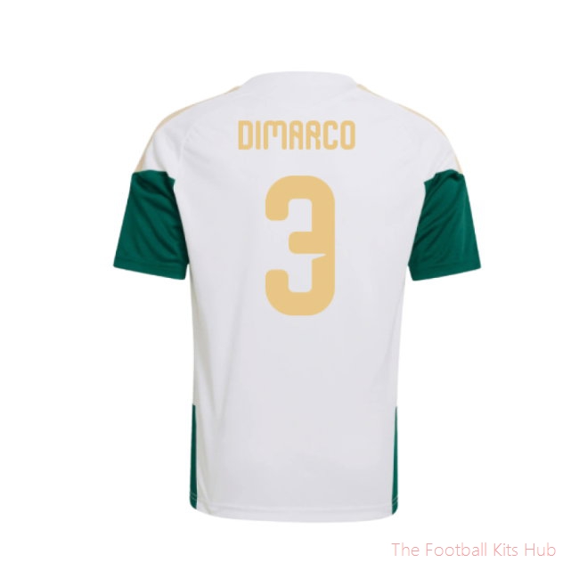 2026-2027 Italy Training Jersey (White) - Kids (Dimarco 3)