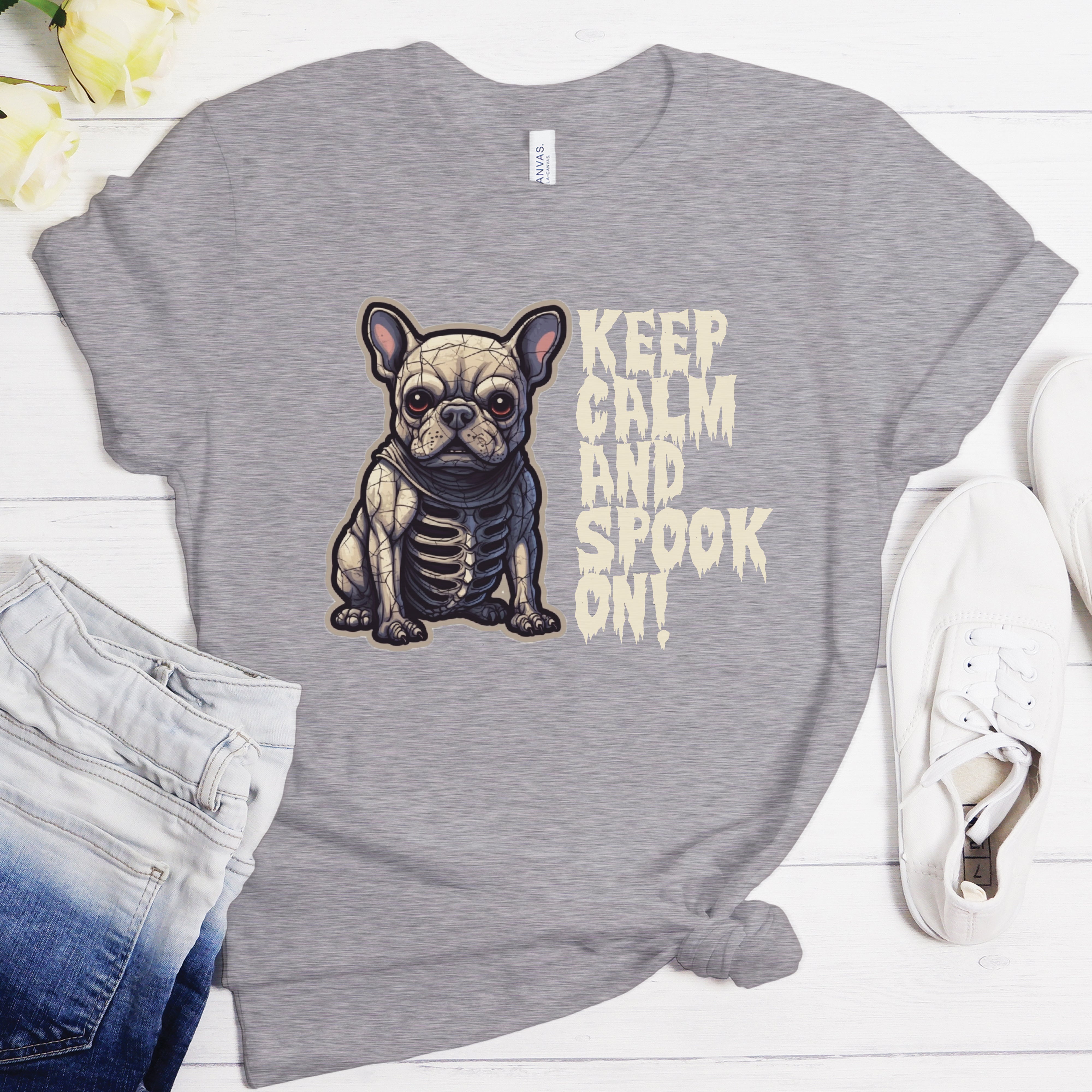 Lifestyle-Driven The Spooky Season - Unisex T-shirt for French Durable