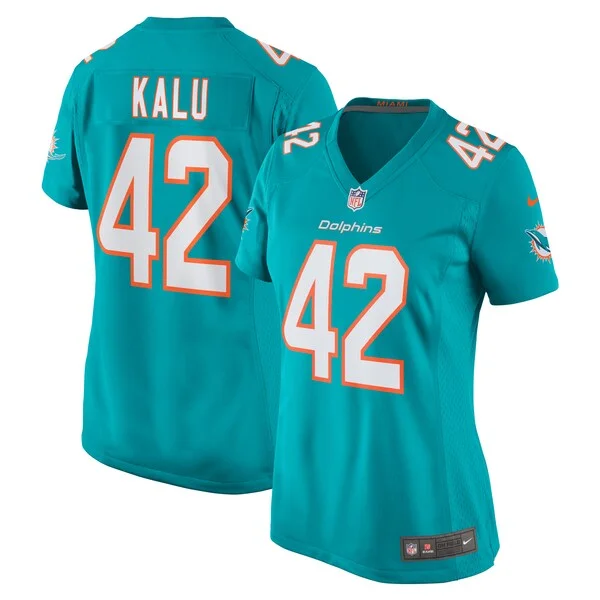 None Joshua Kalu Game Jersey - Aqua | NFL Player Jersey | NFL Football