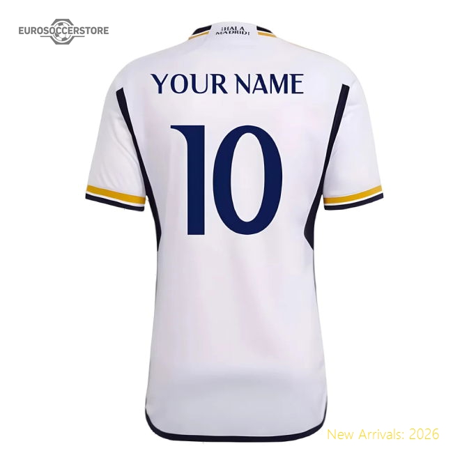 Best-Selling 2023-2024 Real Madrid Home Shirt (Your Name)
