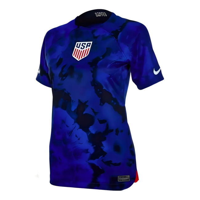 Limited-Edition 2022-2023 Usa Away Football Shirt (Womens)
