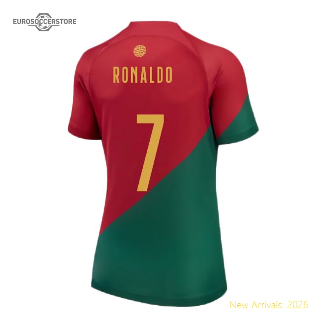 Football Team Ronaldo Elegant Ladies Jersey Climacool Soft-touch
