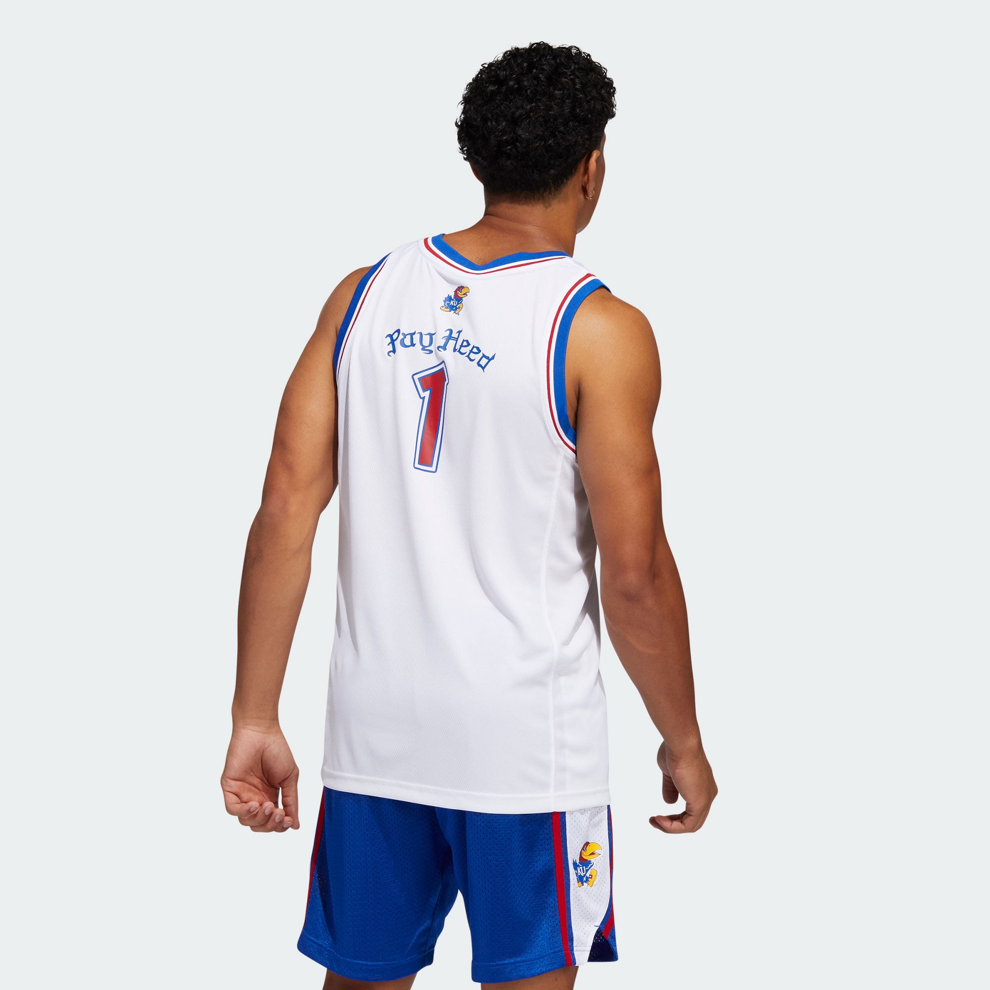 #1 Kansas Jayhawks adidas Alternate Swingman Jersey - White