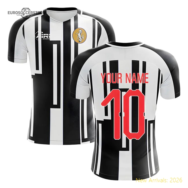 2025-2026 Newcastle Home Concept Football Shirt (your Name)