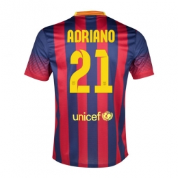 Performance Driven Barca 1314 Barcelona 21 Adriano Home Shirt