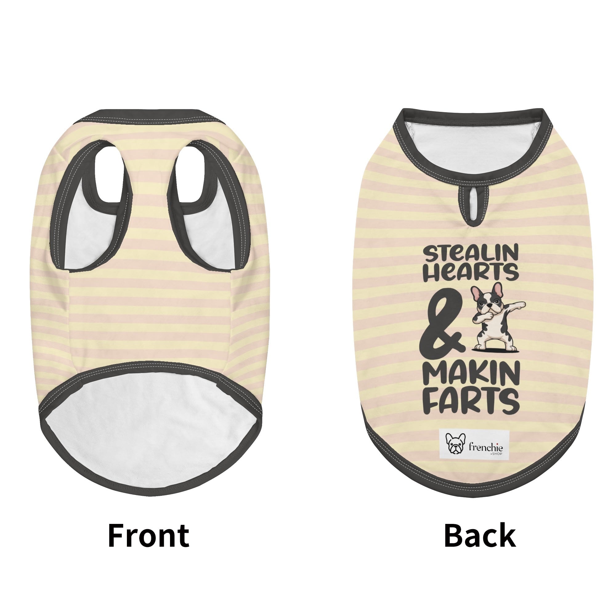 Stealin Hearts & Makin Farts - Shirt for Frenchies - Frenchie Shop Original