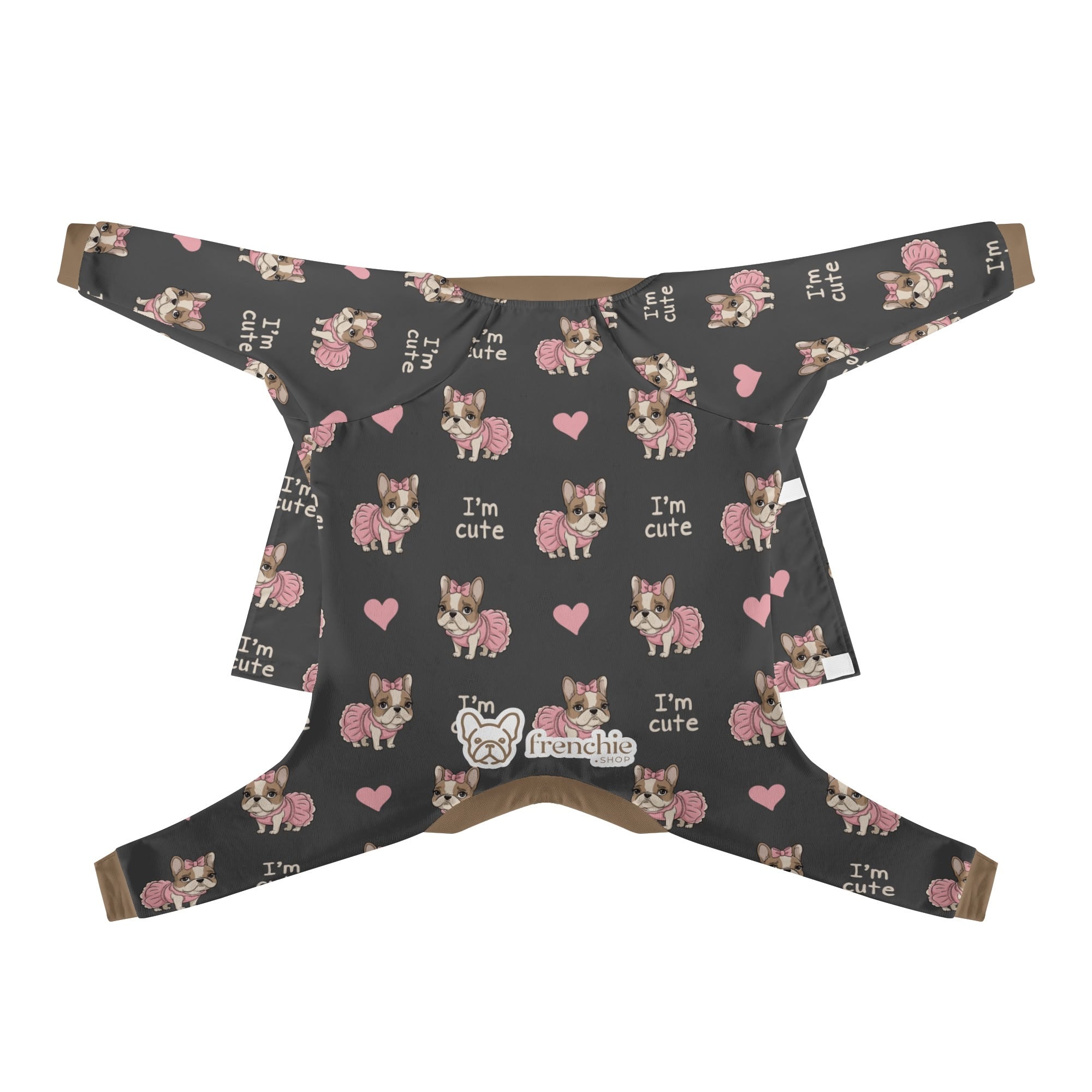 Fashion-Forward I'm Cute - Frenchie Pajamas – Ultra-soft, Cozy, & Ado...