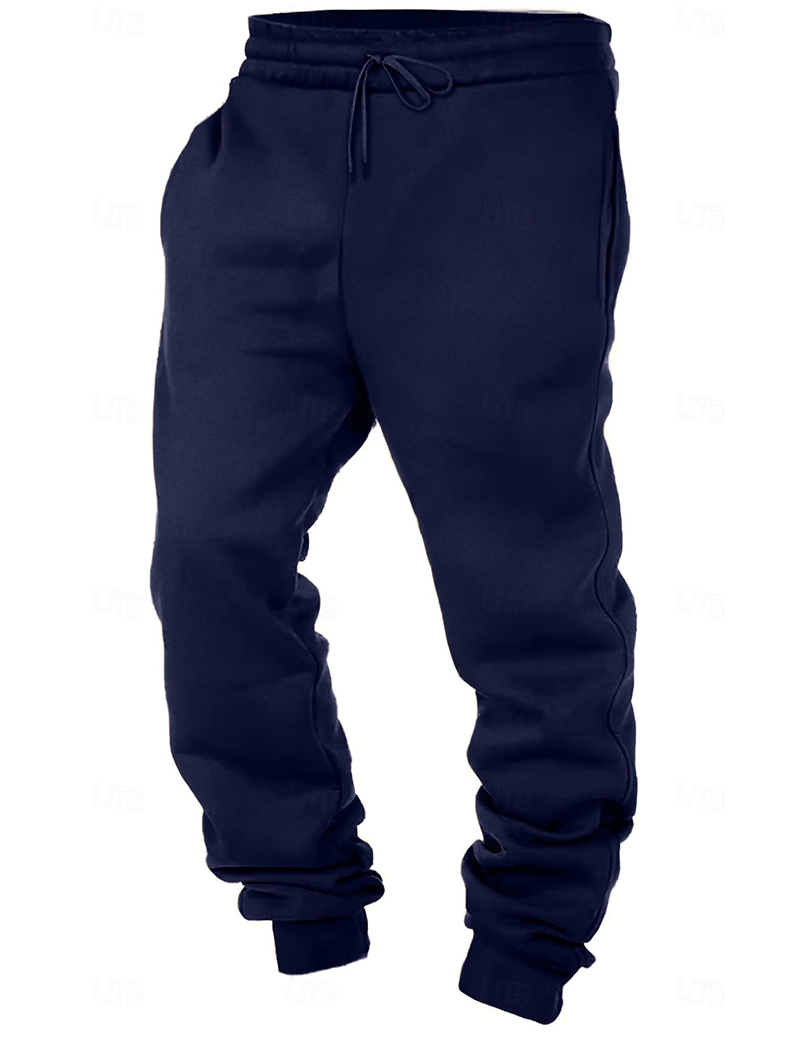 Multi Packs 3pcs Men's Red+Purple+Yellow Sweatpants Joggers Fleece