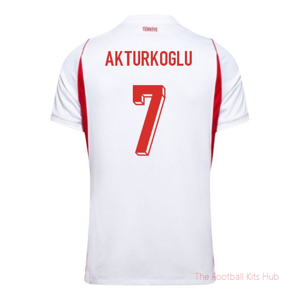 Football Turkey 2026-2027 Away Shirt (Kids) (Akturkoglu 7)