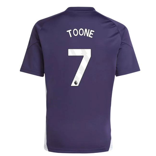 2025-20 Man Utd Official Training Soccer Jersey Toone #7 L M S Kids