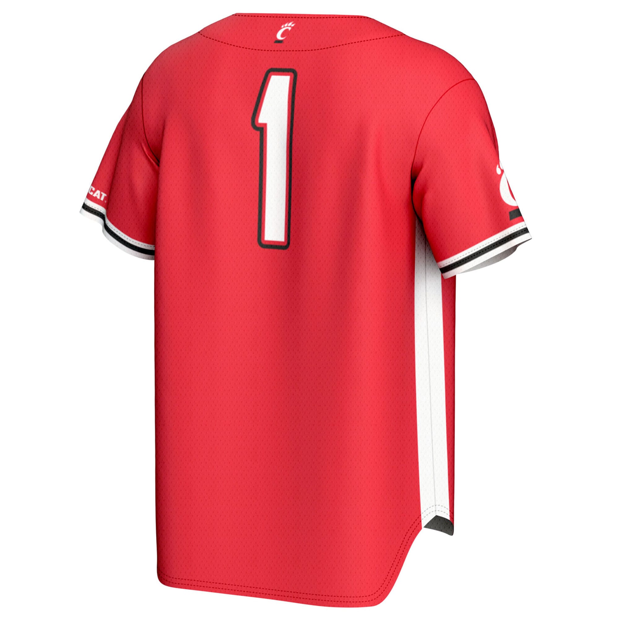 [NJP] Cincinnati Bearcats GameDay Greats Unisex Lightweight Baseball Fashion Jersey - Red