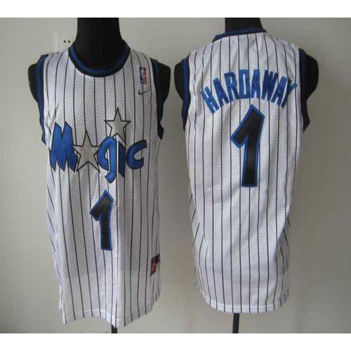 White O. Magic #1 NBA Jersey Game Day Wear Quality Basketball Jersey