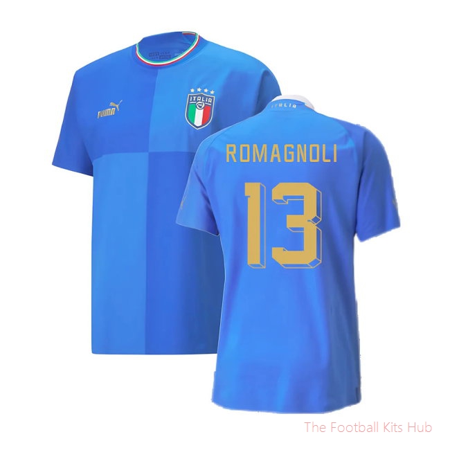 2022-2023 Italy Home Jersey Authentic with Packaging (ROMAGNOLI 13)