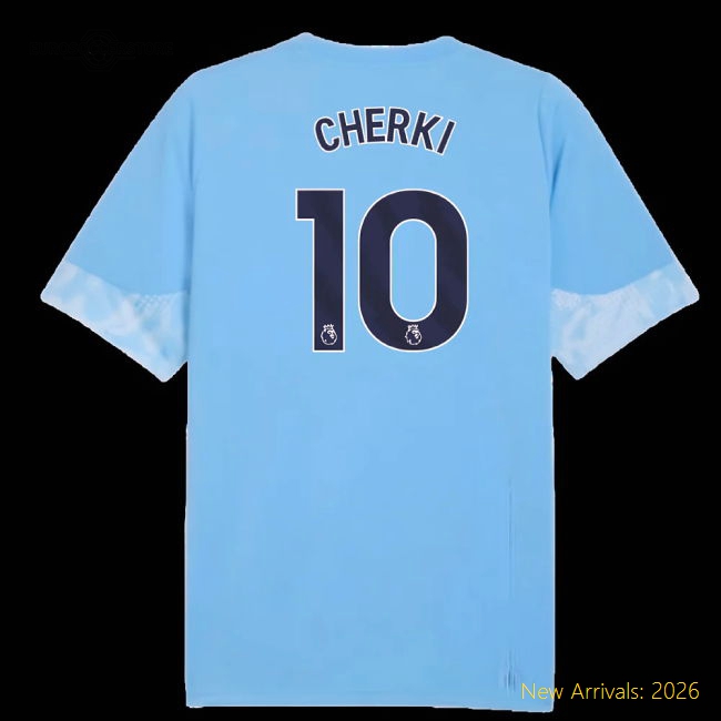 2025-2026 Man City Kids Non-toxic Jersey Cherki Dri-fit