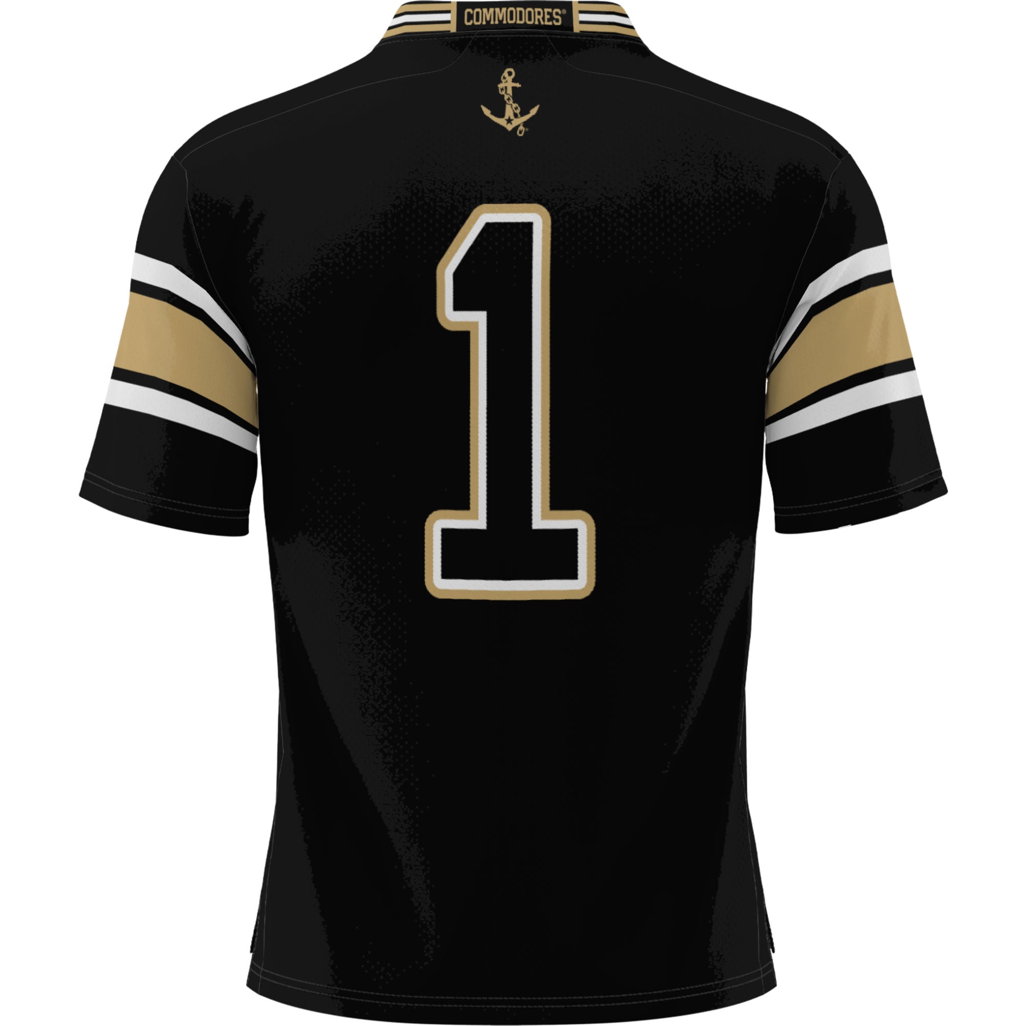 Youth #1 Black Vanderbilt Commodores Football Jersey