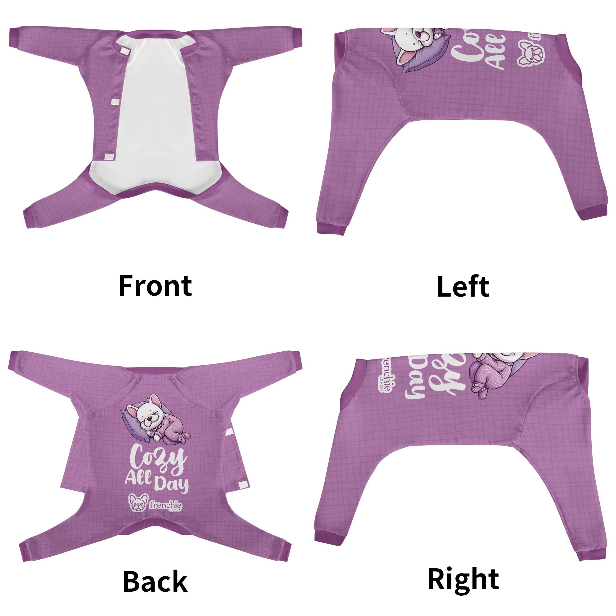 Stylish Cozy All Day - Frenchie Pajamas – Ultra-soft, Cozy, & Adorabl...