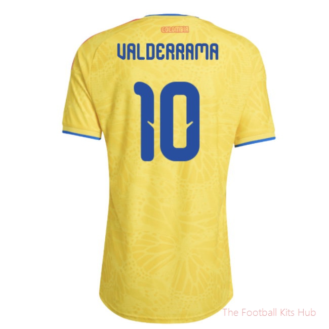 2026-2027 Colombia Authentic Home Shirt (Valderrama 10)