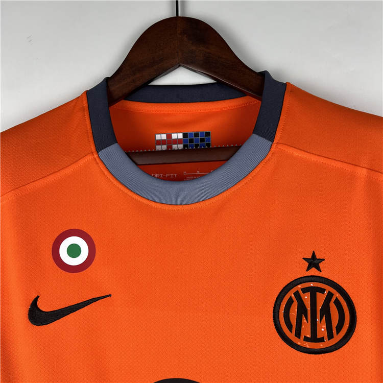 2324 Inter Milan Third Orange Soccer Jersey Football Shirt - Official