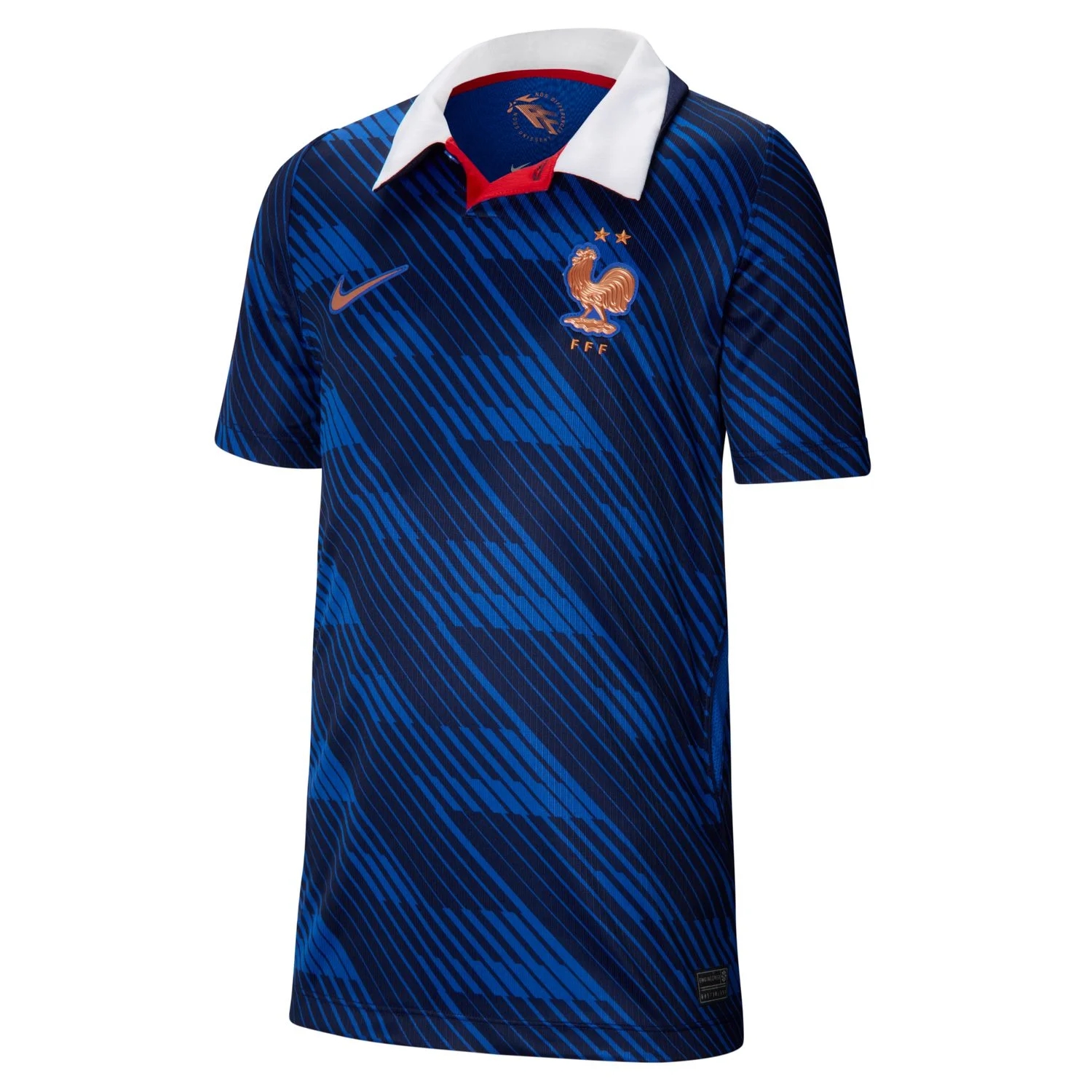 France 2026 Home Youth Jersey - Bleu de France Heritage Kit