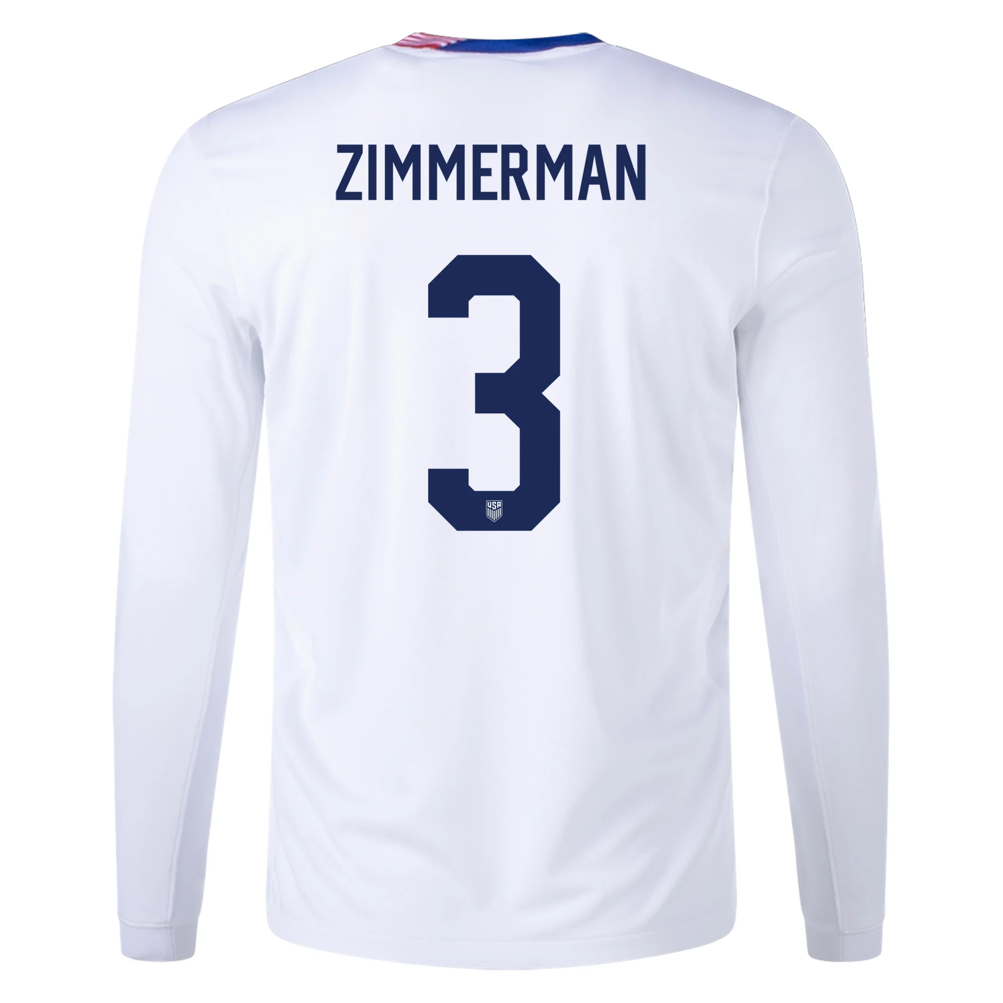 USA 2024-2025 Season Home Jersey –  Fan Version S