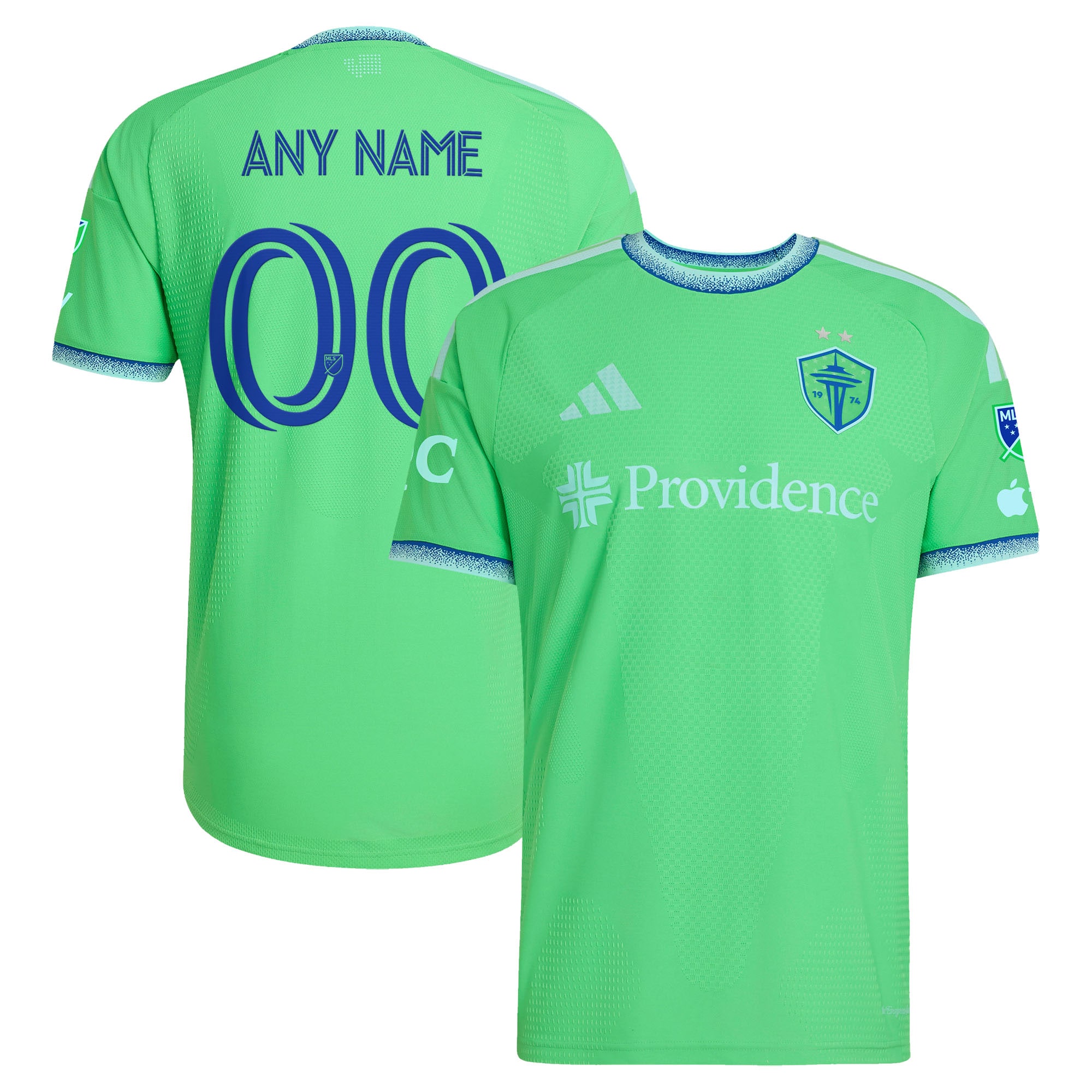 [SJH] Seattle Sounders FC 2026 The Evergreen State Kit On-Field Authentic Patch Custom Jersey - Rave Green