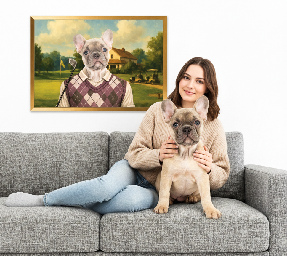 Frenchie-Fan Nipsey - Personalized Framed Poster • Wall Decoration fo...