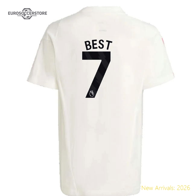 2023-2024 Man Utd Training Tee (White) - Kids (Best 7)