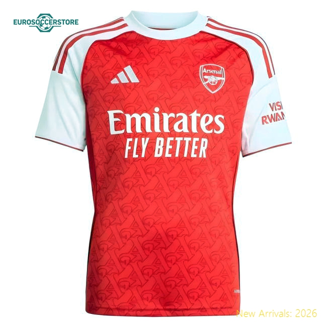 Kid-approved Arsenal Kids Jersey 2025-2026 Quick-dry Climacool