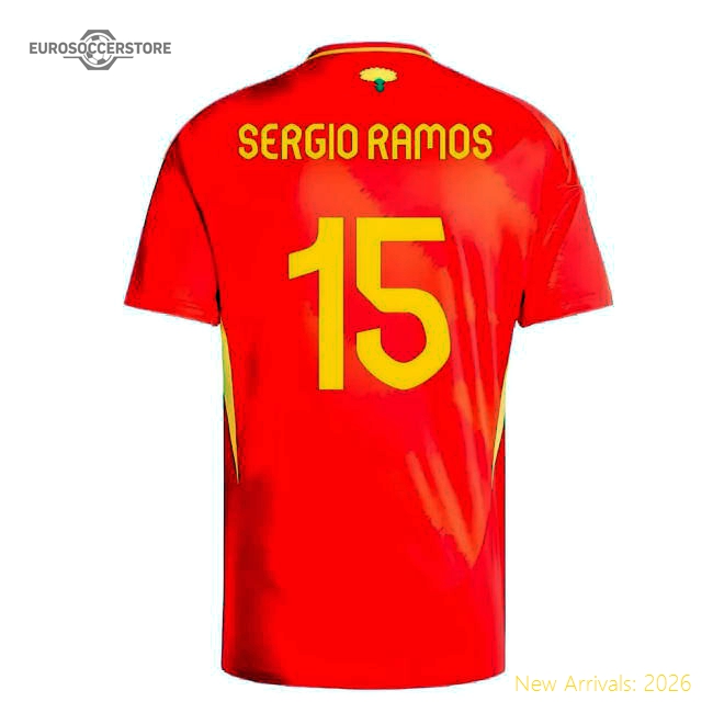 2024-2025 Spain Home Shirt (Sergio Ramos 15)