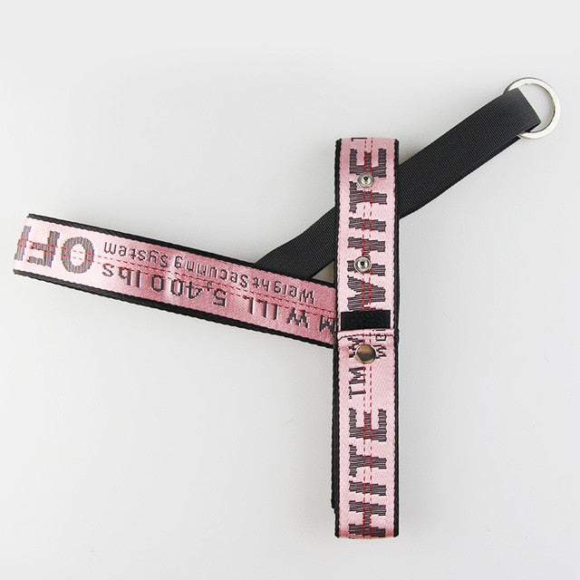 Luxury Leash & Harness Set for French Bulldog (WS311)