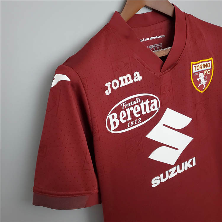 Match Quality Torino 21-22 Home Brown Soccer Jersey Football Shirt