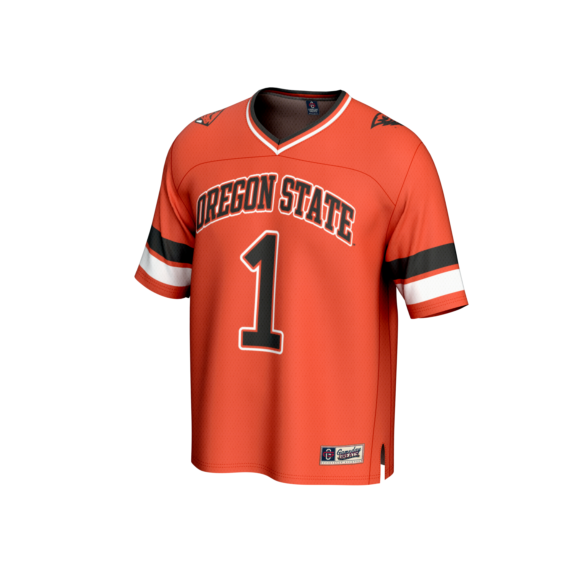 #1 Oregon State Beavers GameDay Greats Lightweight Collegiate Football Fashion 2026 Season Football Jersey - Orange