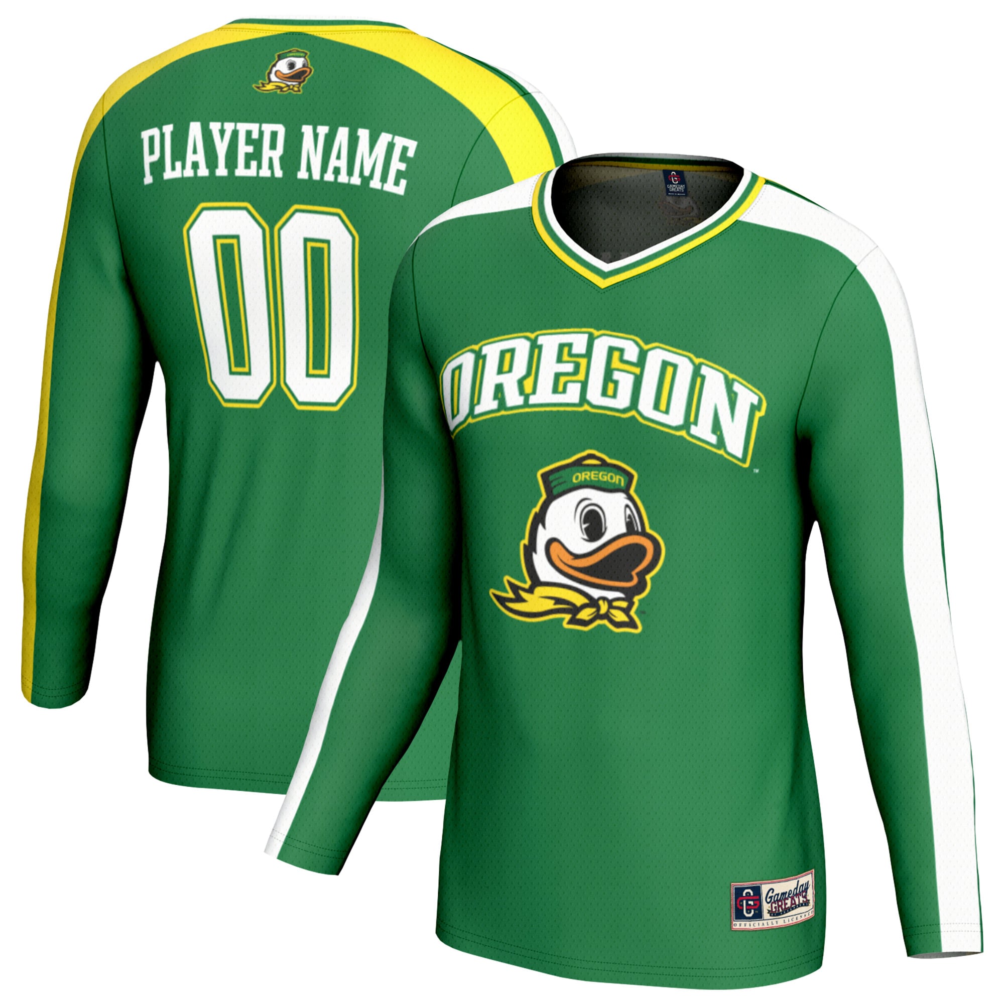 Oregon Ducks GameDay Greats Unisex NIL Pick-A-Player Collegiate Women's Volleyball Lightweight Fashion Jersey - Green