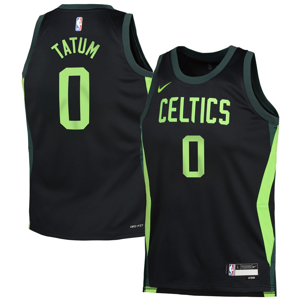 Classic Boston Celtics Jayson Tatum Jersey Black City Edition