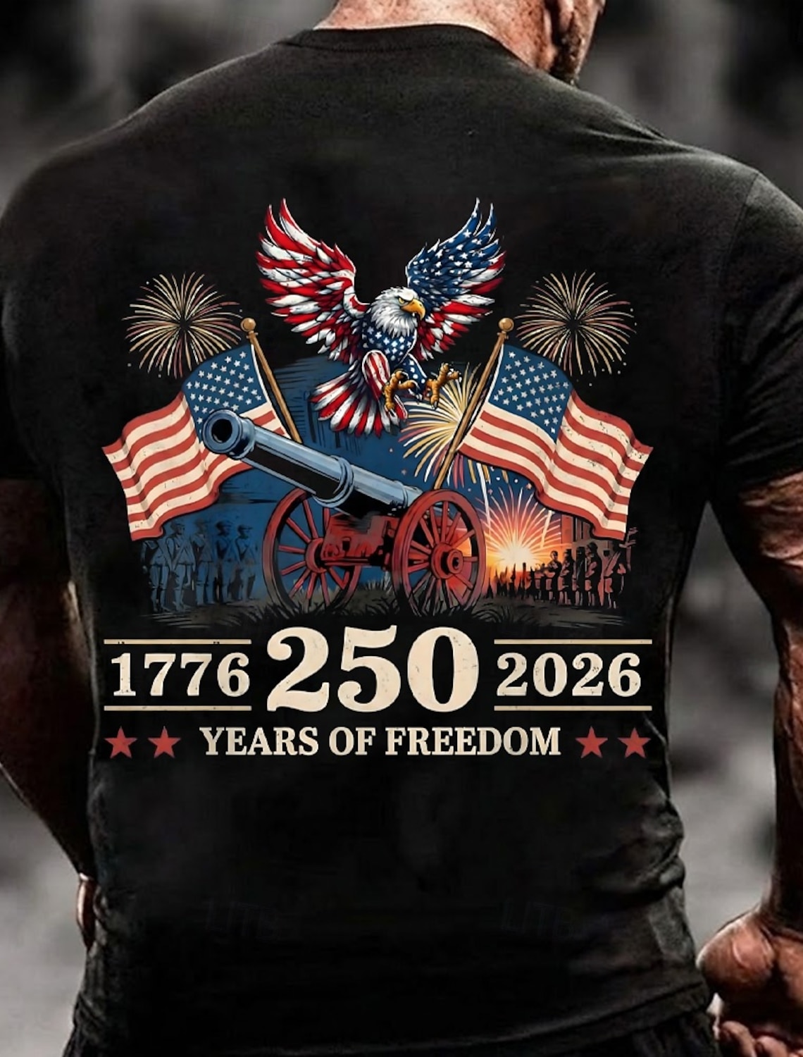 4th of July 2026 250th Memorial Day Men's Vintage Designer Henley Short Sleeve T-Shirt Casual Outdoor Daily
