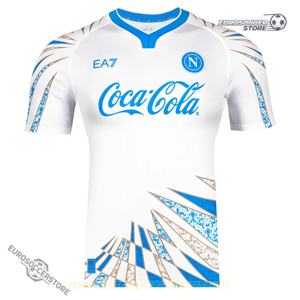 Napoli Pre-Match Football Jersey for the 25 - 26 Season