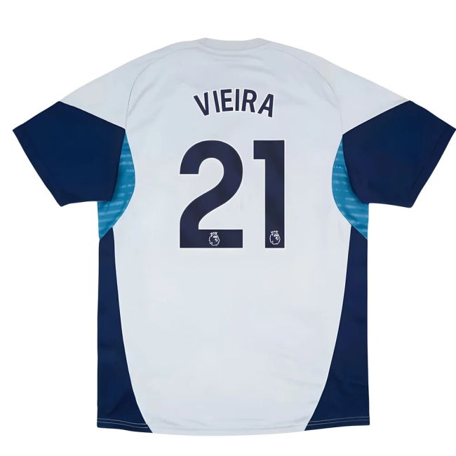 2025-2026 Arsenal Training Shirt (Grey Two) (Vieira 21)