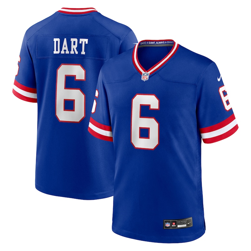 None Jaxson Dart New York Giants Victory Game-Day Essential for NFL Fa