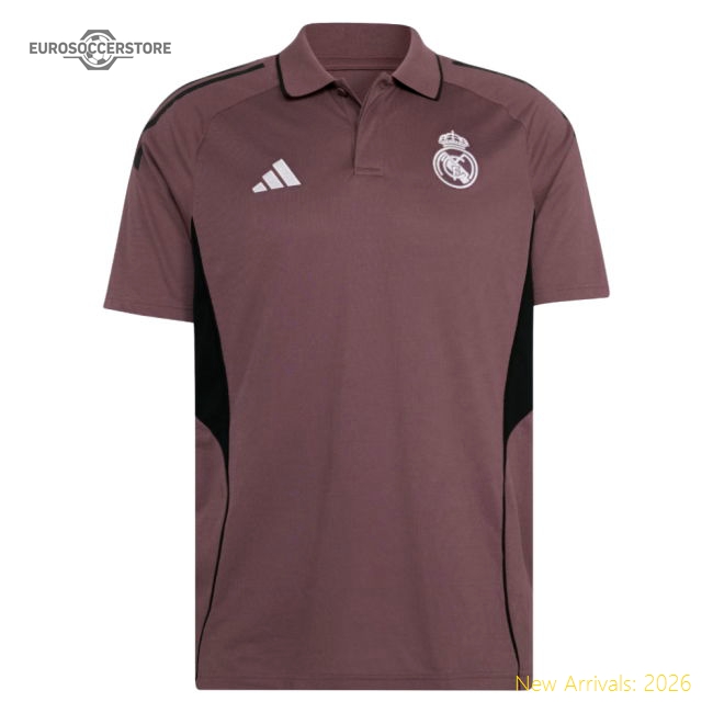 Fan-Favorite 2025-2026 Real Madrid Polo Shirt (Shadow Fig)