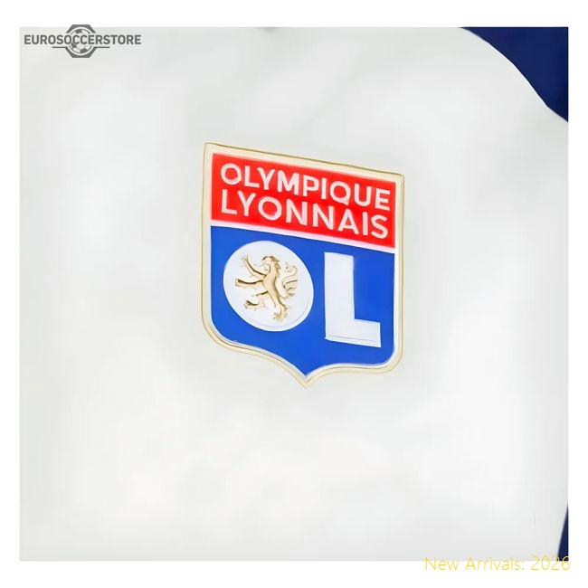 Lyon 2024-2025 Olympique Polo Shirt (White) French Football Collection