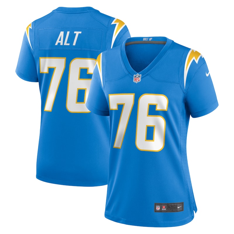 None Joe Alt LA Chargers Stylish Official Jersey Football Apparel