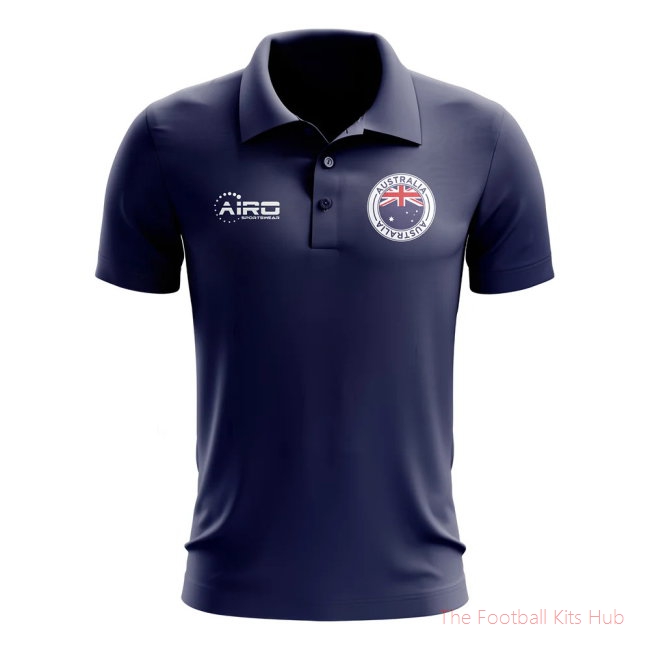 Men Australia Football Polo Shirt (Navy)